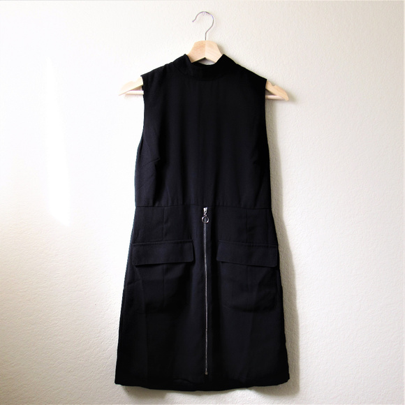 Forever 21 Dresses & Skirts - NWOT • Forever 21 • Mock Neck Black Mod Dress